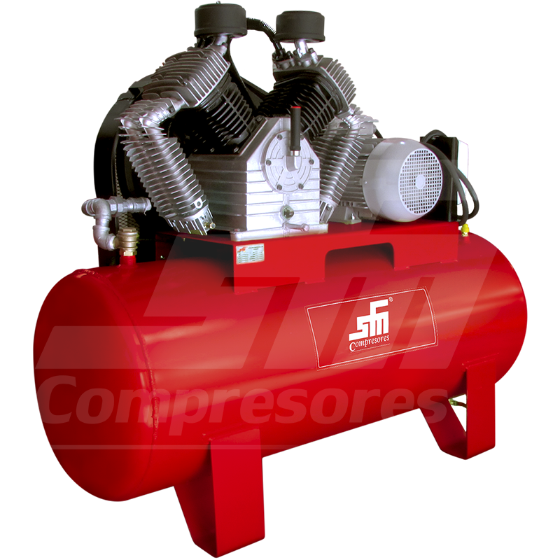 Compresor de pistón SFM K60 · 10 HP · 2 etapas